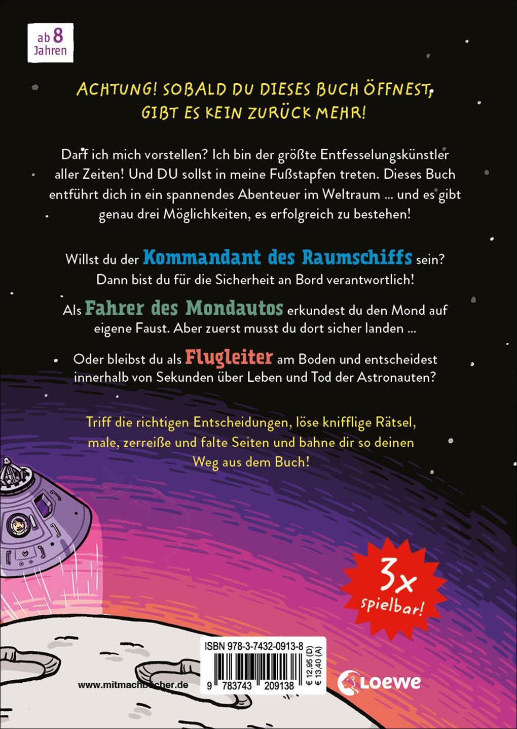 Rückseite: 9783743209138 | Escape Stories - Mission Mondlandung | Bill Doyle | Buch | 192 S.