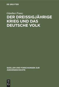 Cover: 9783828252332 | Der Dreißigjährige Krieg und das deutsche Volk | Günther Franz | Buch