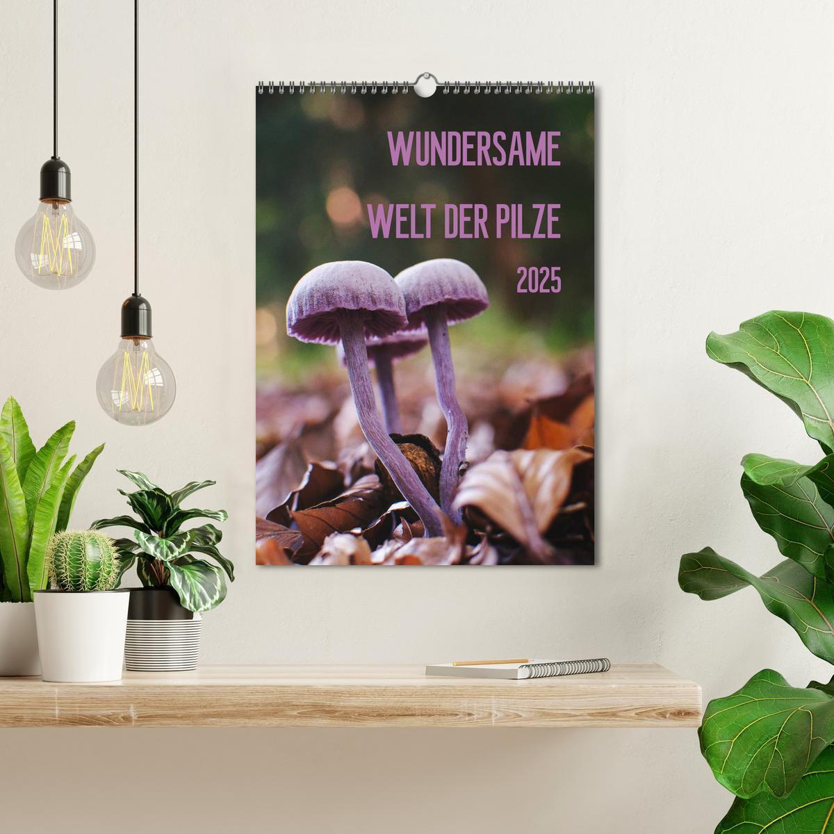 Bild: 9783457050750 | Wundersame Welt der Pilze (Wandkalender 2025 DIN A3 hoch), CALVENDO...