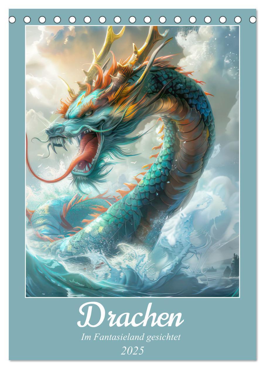 Cover: 9783457071144 | Drachen - Im Fantasieland gesichtet (Tischkalender 2025 DIN A5...