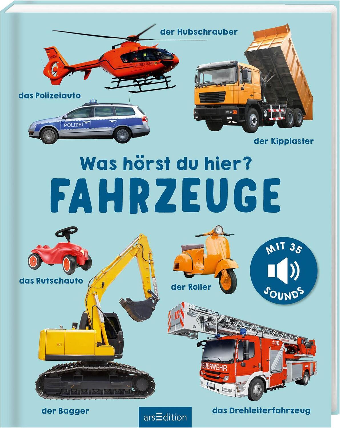 Cover: 9783845842561 | Was hörst du hier? - Fahrzeuge | Mit 35 Sounds | Buch | 16 S. | 2020