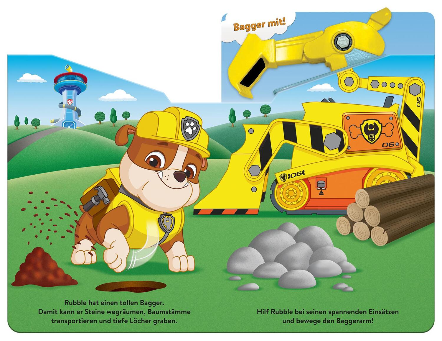 Bild: 9783833242977 | PAW Patrol: Bagger mit Rubble! | Panini | Buch | 10 S. | Deutsch