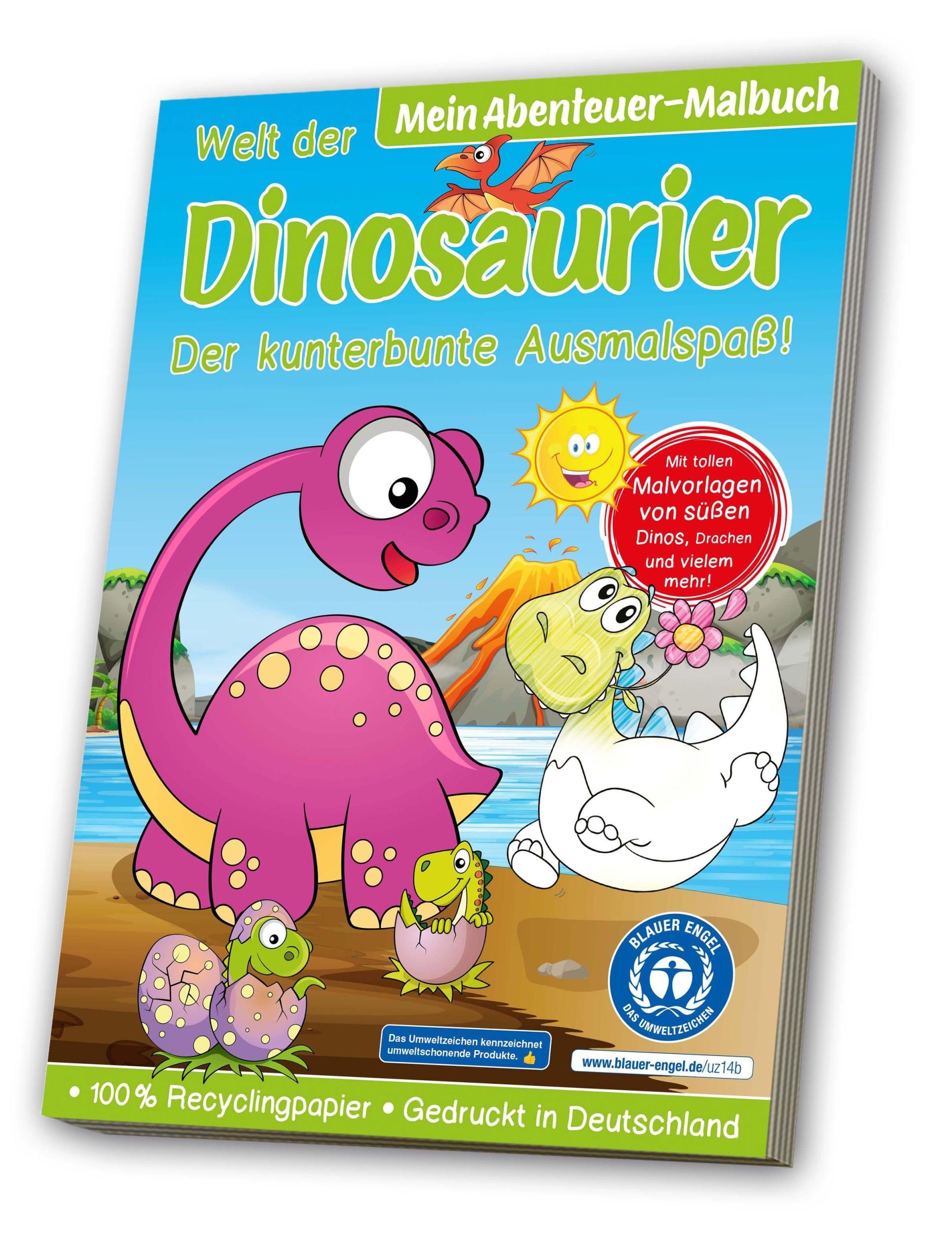 Cover: 4019393988440 | Malbuch Blauer Engel: Dinosaurier | Broschüre | Deutsch | 2022