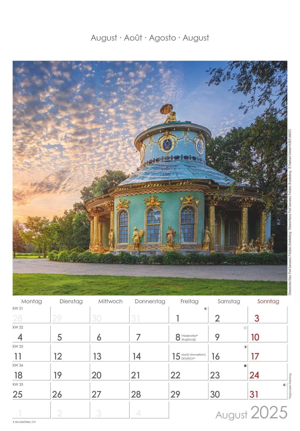 Bild: 4251732341176 | Berlin &amp; Brandenburg 2025 - Bild-Kalender 23,7x34 cm -...