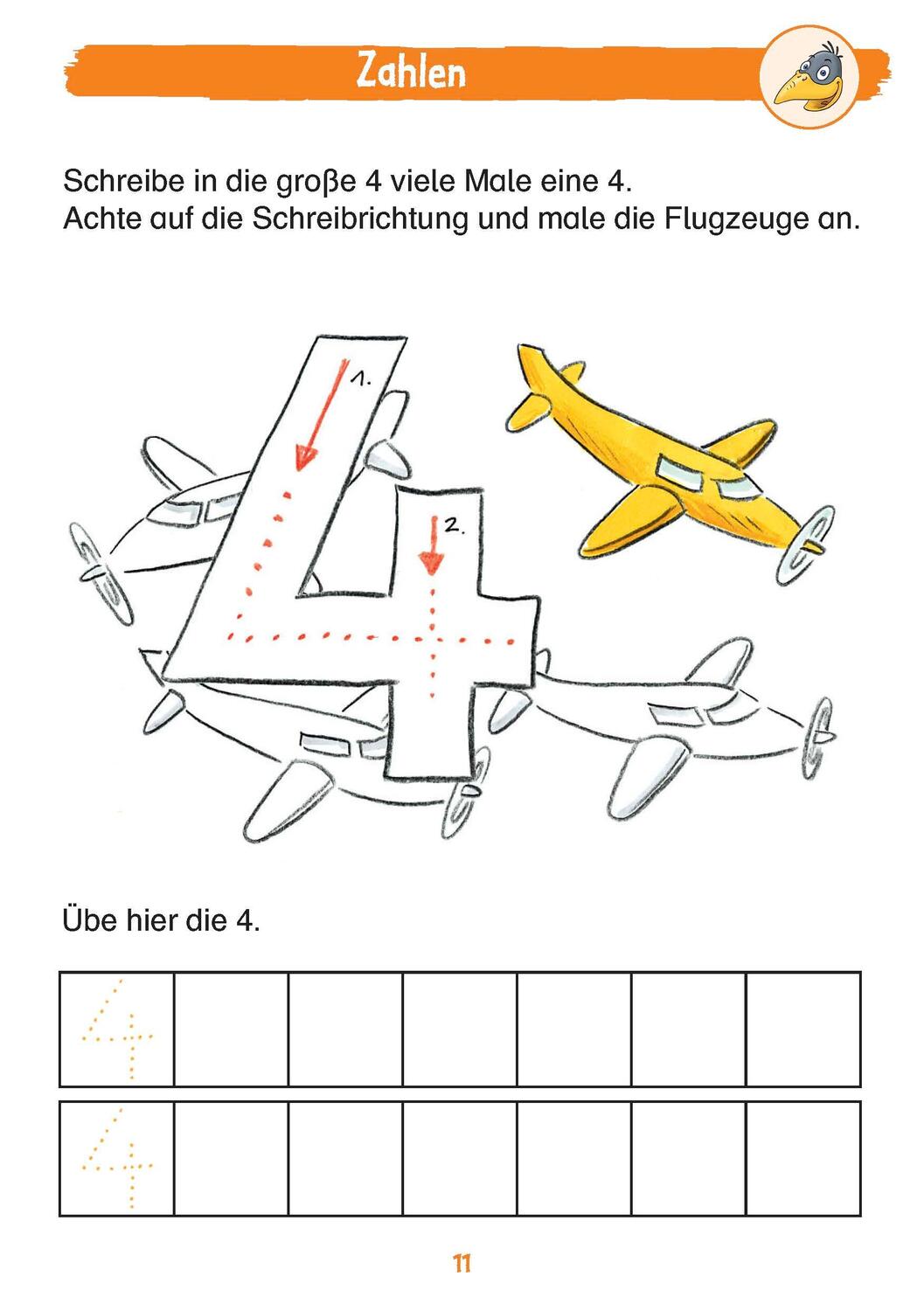 Bild: 9783411739974 | Mein Matheblock mit Rabe Linus - 1. Klasse | Mit Stickern | Raab