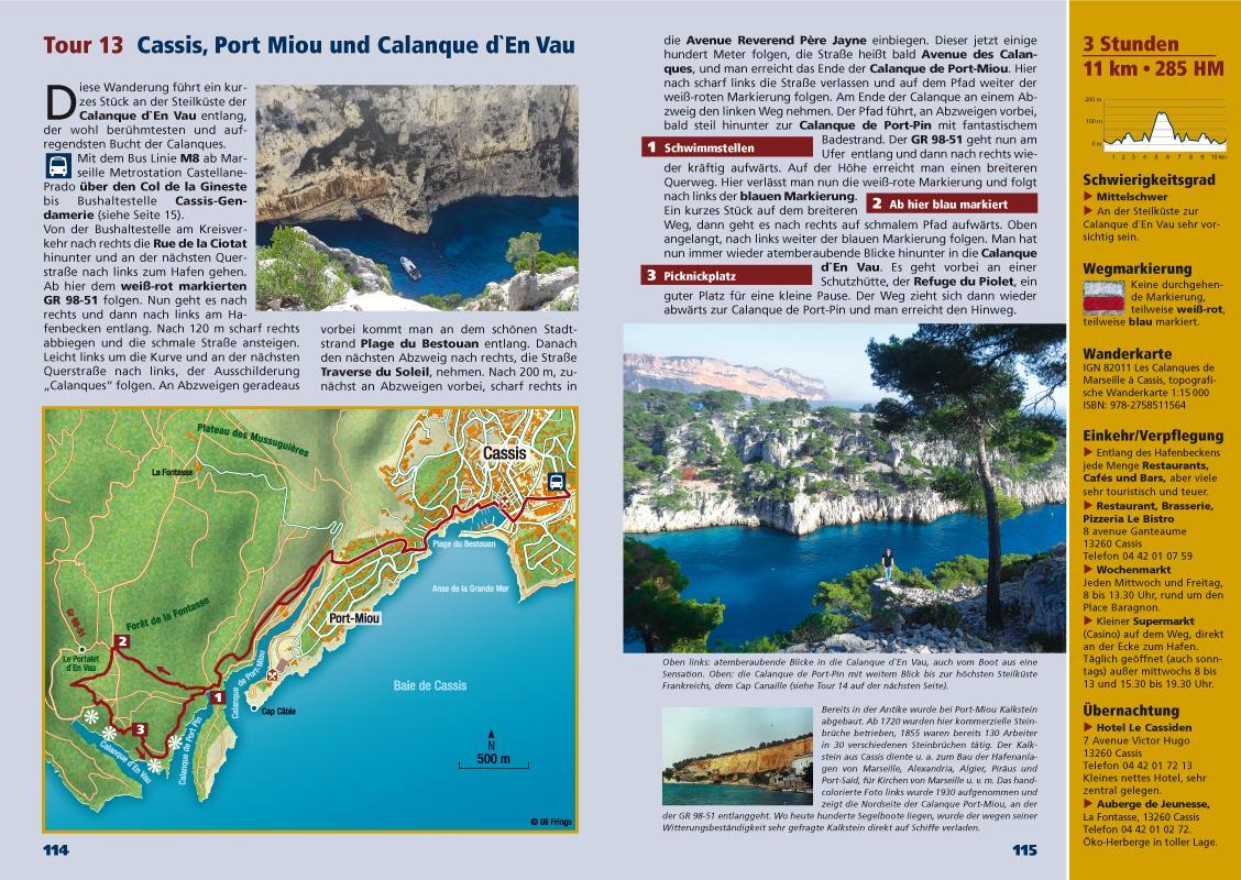 Bild: 9783000458606 | Marseille, Calanques, Côte Bleue | Uli Frings | Taschenbuch | 144 S.