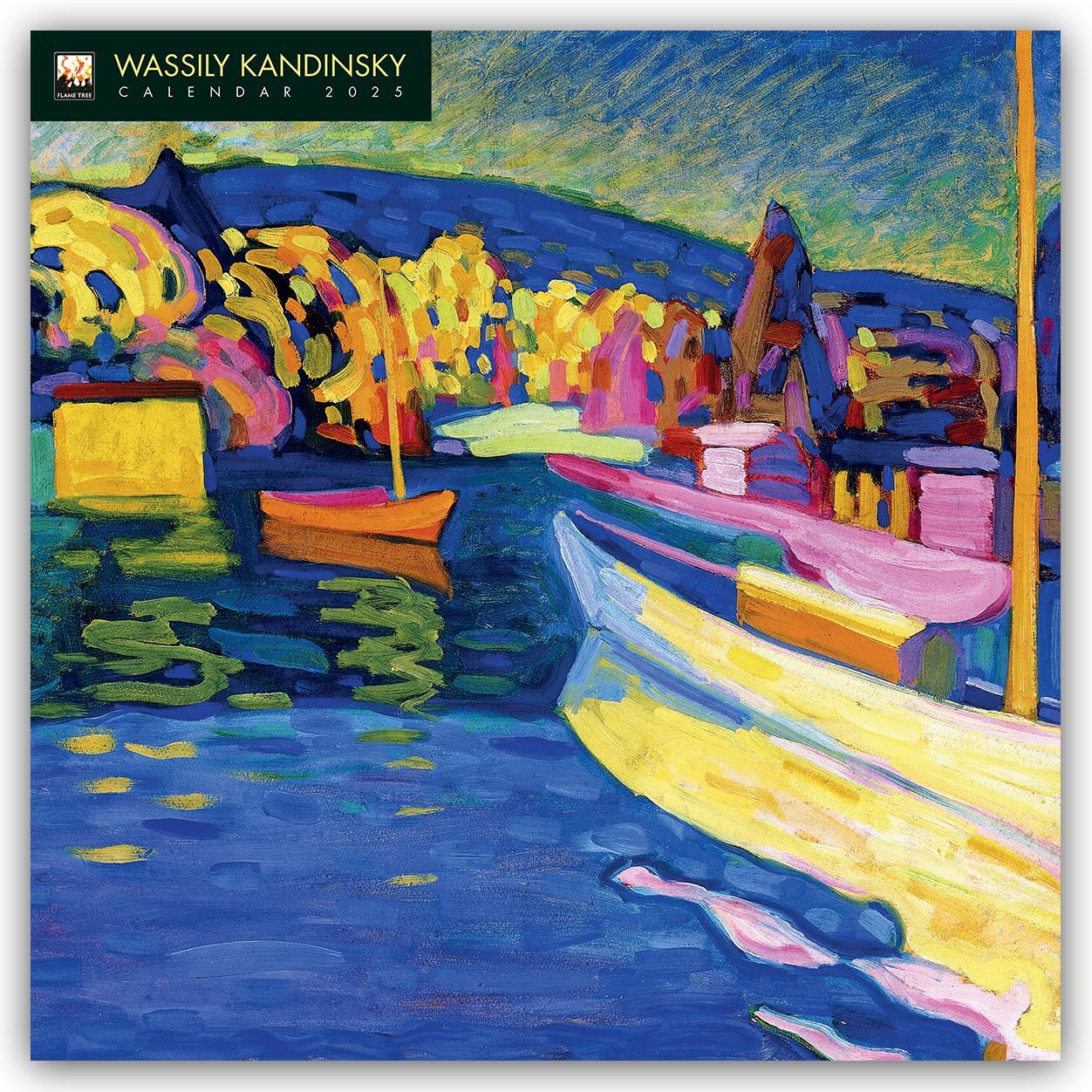 Cover: 9781835620359 | Wassily Kandinsky Wall Calendar 2025 (Art Calendar) | Publishing