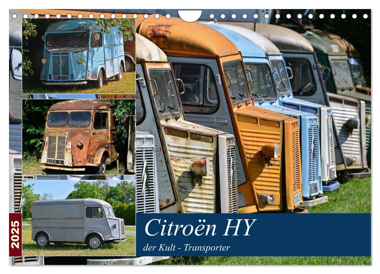 Cover: 9783435217199 | Citroën HY der Kult -Transporter (Wandkalender 2025 DIN A4 quer),...