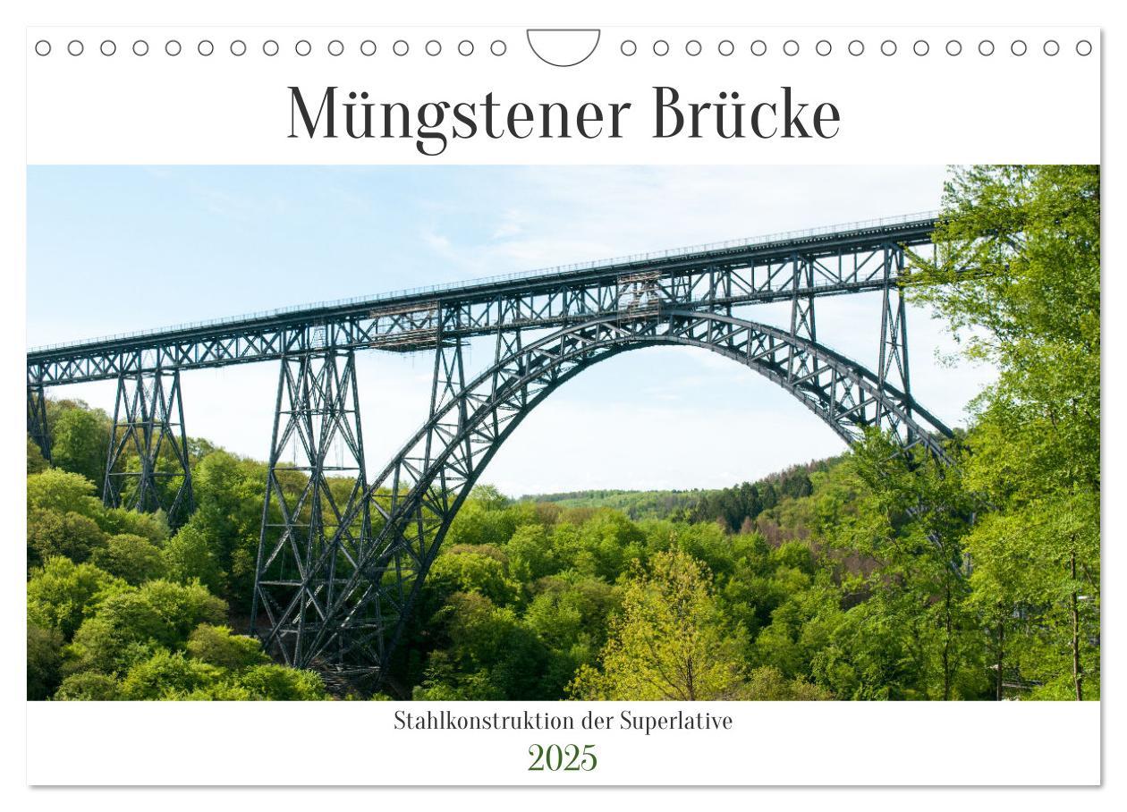 Cover: 9783383932359 | Müngstener Brücke - Stahlkonstruktion der Superlative (Wandkalender...