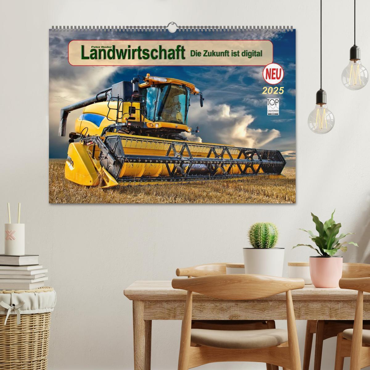 Bild: 9783435484300 | Landwirtschaft - die Zukunft ist digital (Wandkalender 2025 DIN A2...