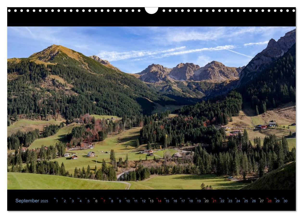 Bild: 9783435606399 | Region Oberstdorf - Kleinwalsertal und Nebelhorn (Wandkalender 2025...