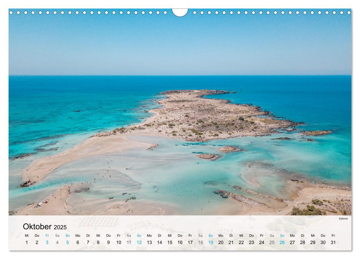 Bild: 9783383926310 | Kreta - Die schönsten Strände (Wandkalender 2025 DIN A3 quer),...