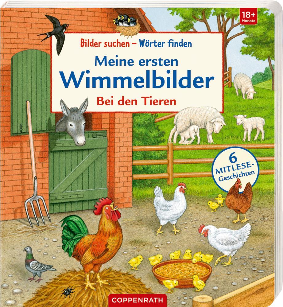 Cover: 9783649667612 | Meine ersten Wimmelbilder | Bei den Tieren | Sybille Brauer | Buch