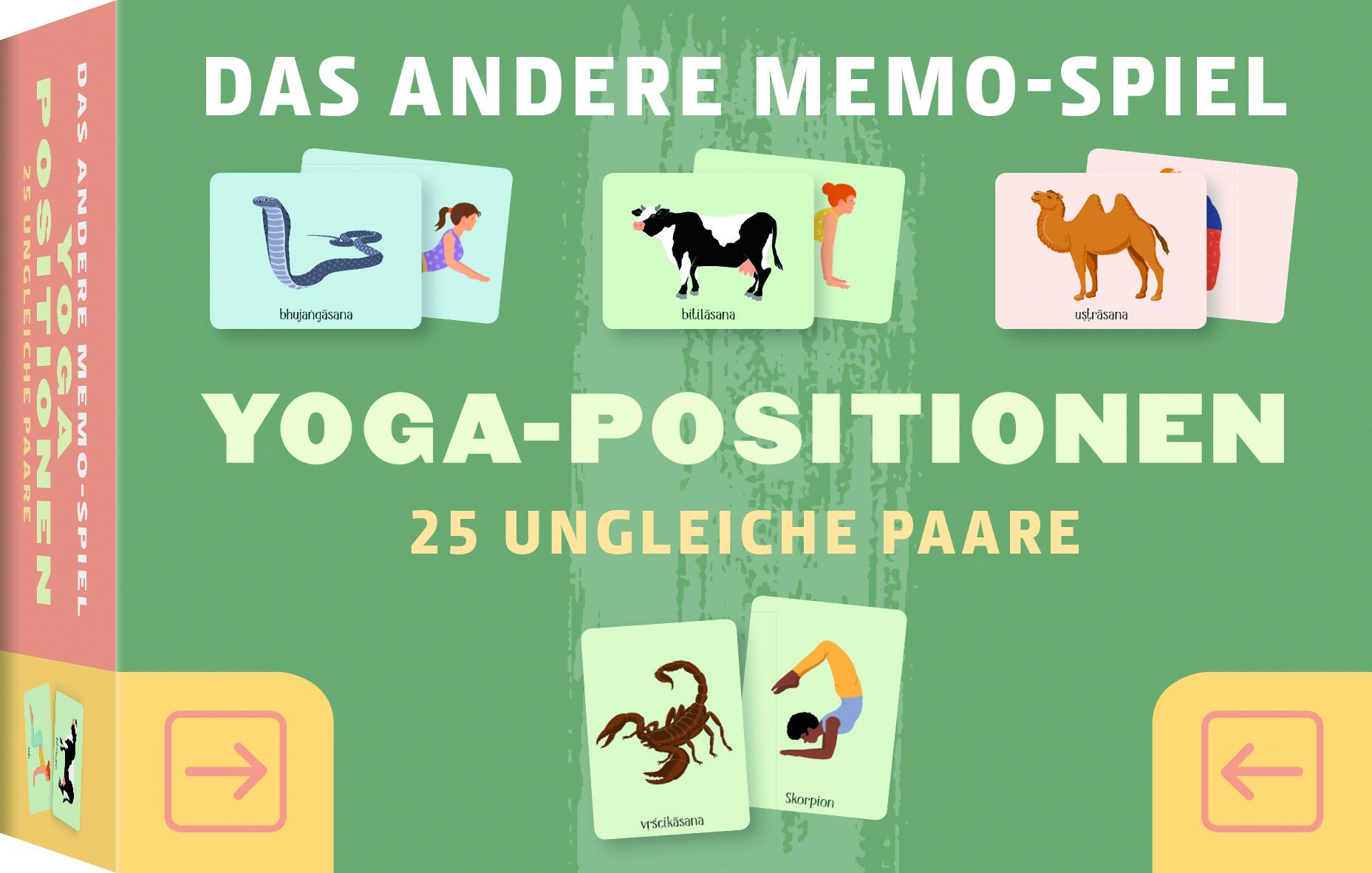 Cover: 9789463594943 | YOGA-POSITIONEN - DAS ANDERE MEMO-SPIEL | Spiel | 50 S. | Deutsch