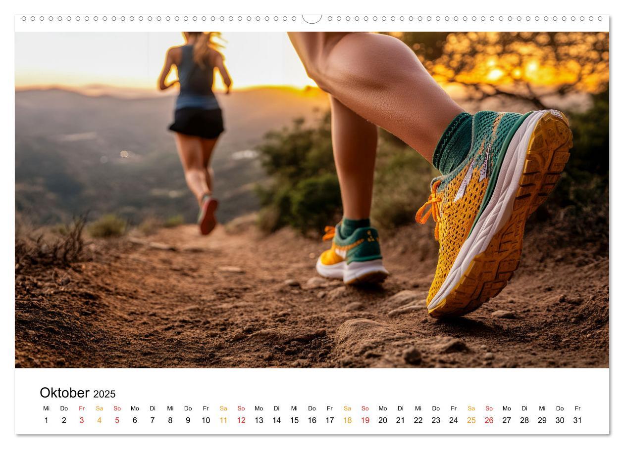 Bild: 9783457234693 | Trailrunning Power (Wandkalender 2025 DIN A2 quer), CALVENDO...