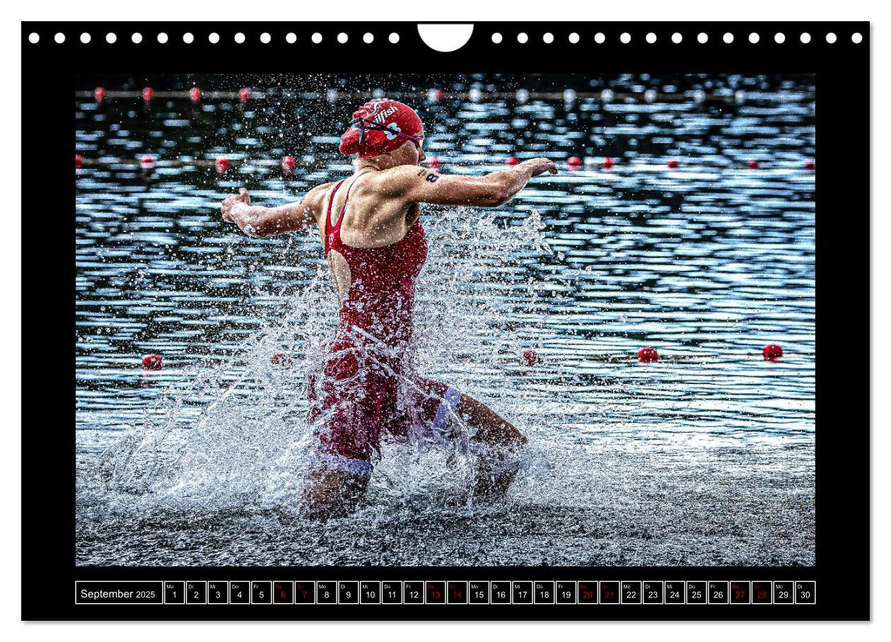 Bild: 9783383836008 | TRIATHLON Impressionen (Wandkalender 2025 DIN A4 quer), CALVENDO...