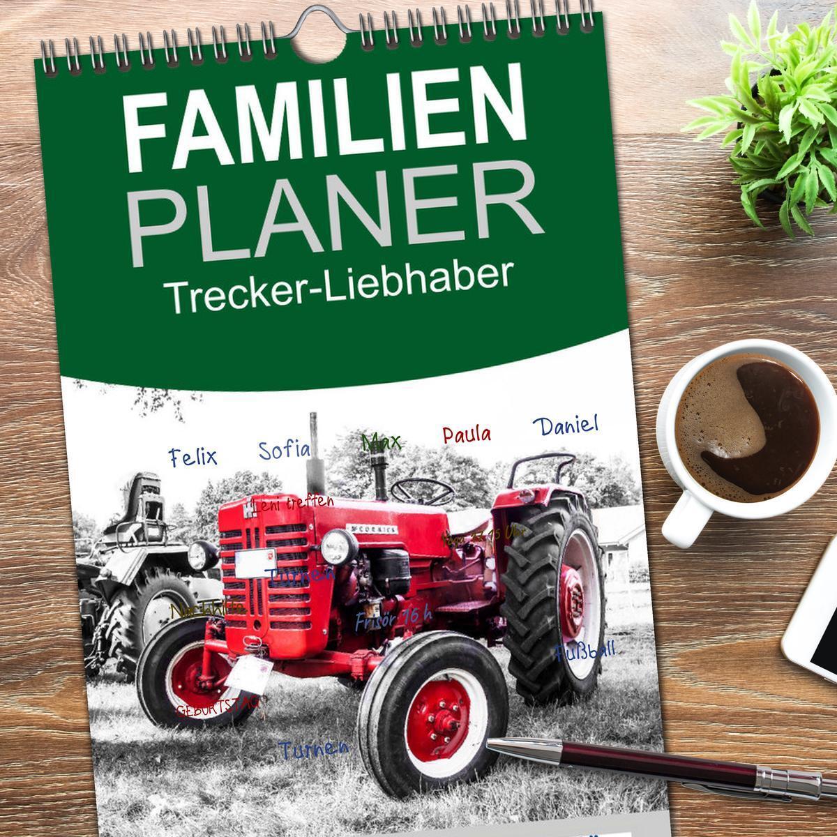 Bild: 9783457115091 | Familienplaner 2025 - Trecker-Liebhaber mit 5 Spalten...