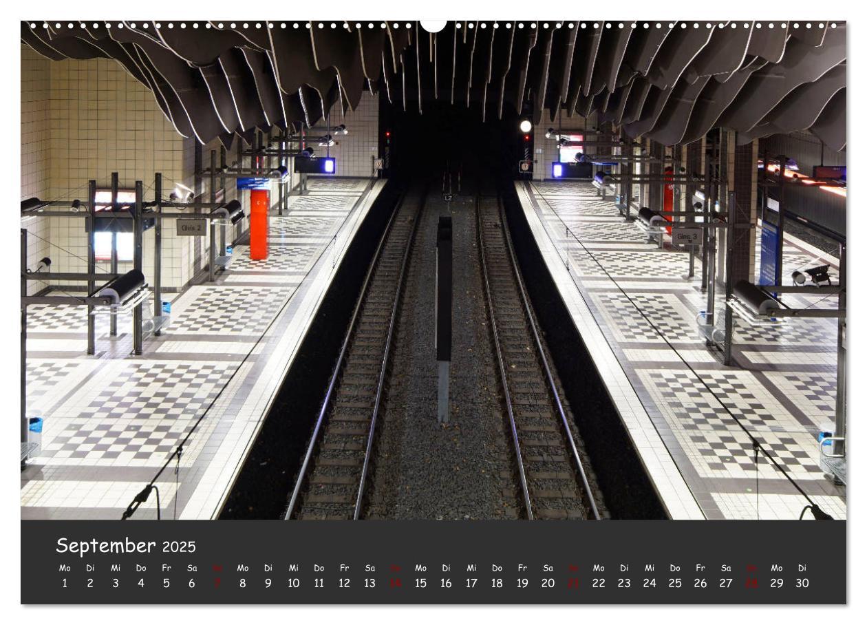 Bild: 9783435317141 | U-Bahn-Stationen des Westens (Wandkalender 2025 DIN A2 quer),...