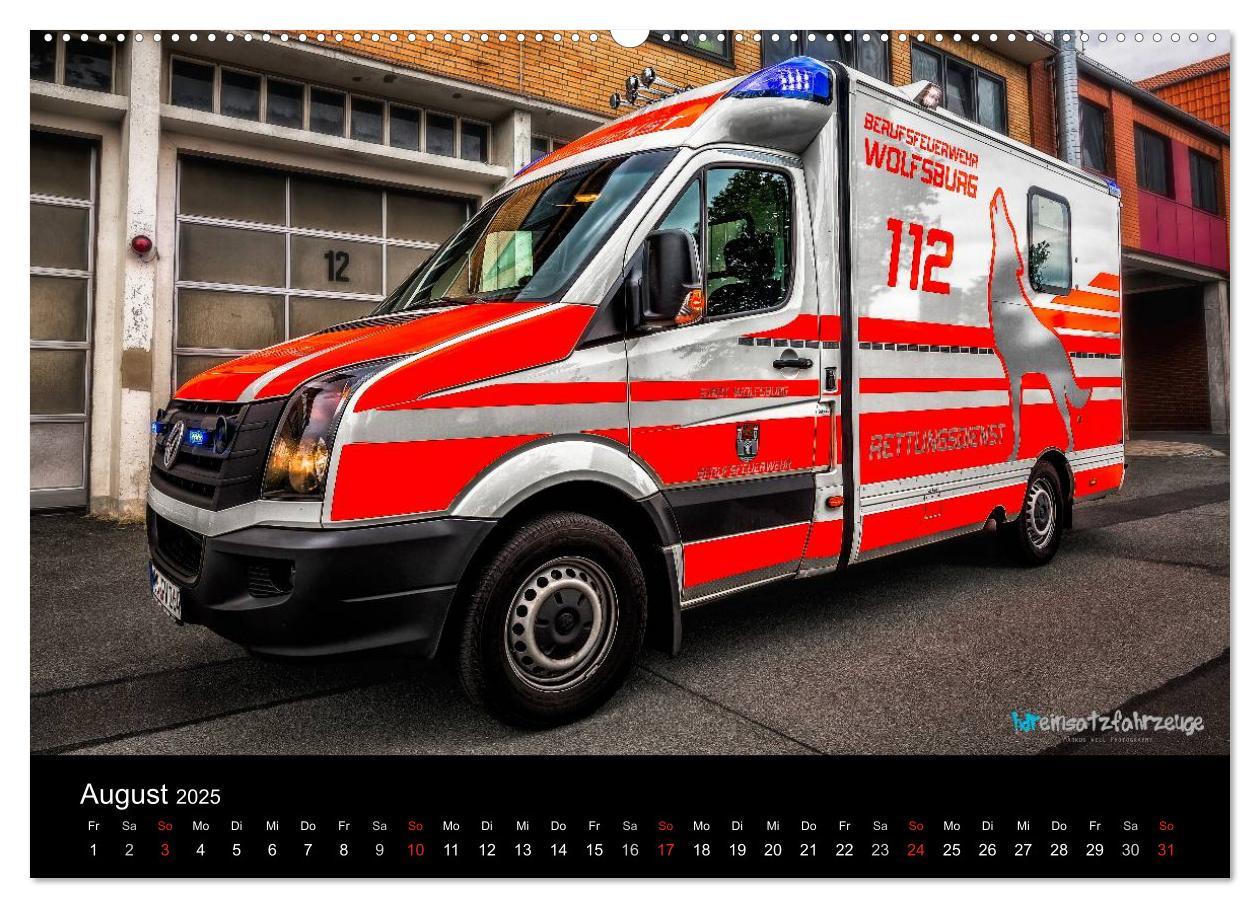 Bild: 9783435630349 | Einsatzfahrzeuge der Feuerwehr (hochwertiger Premium Wandkalender...