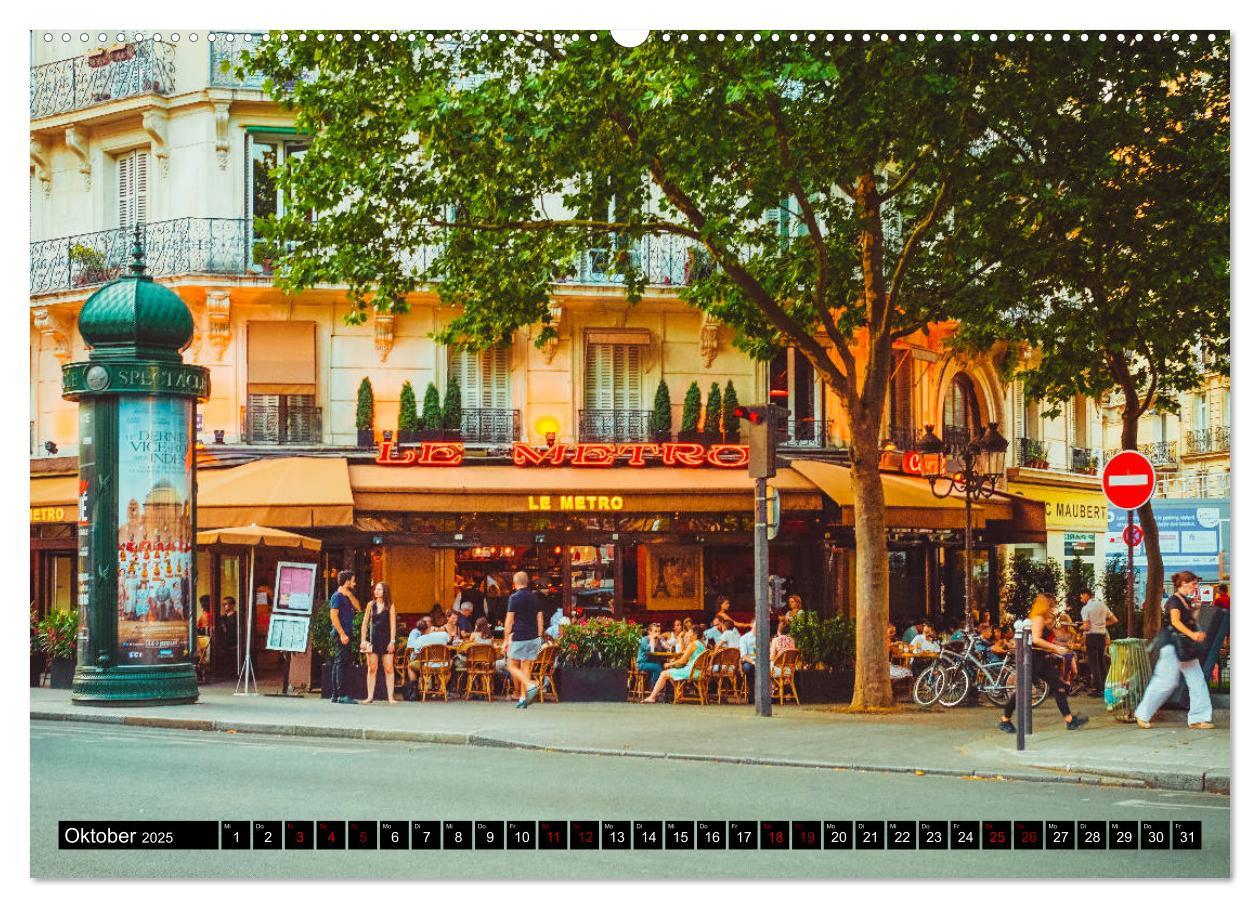 Bild: 9783435365890 | Paris Bistros (Wandkalender 2025 DIN A2 quer), CALVENDO Monatskalender