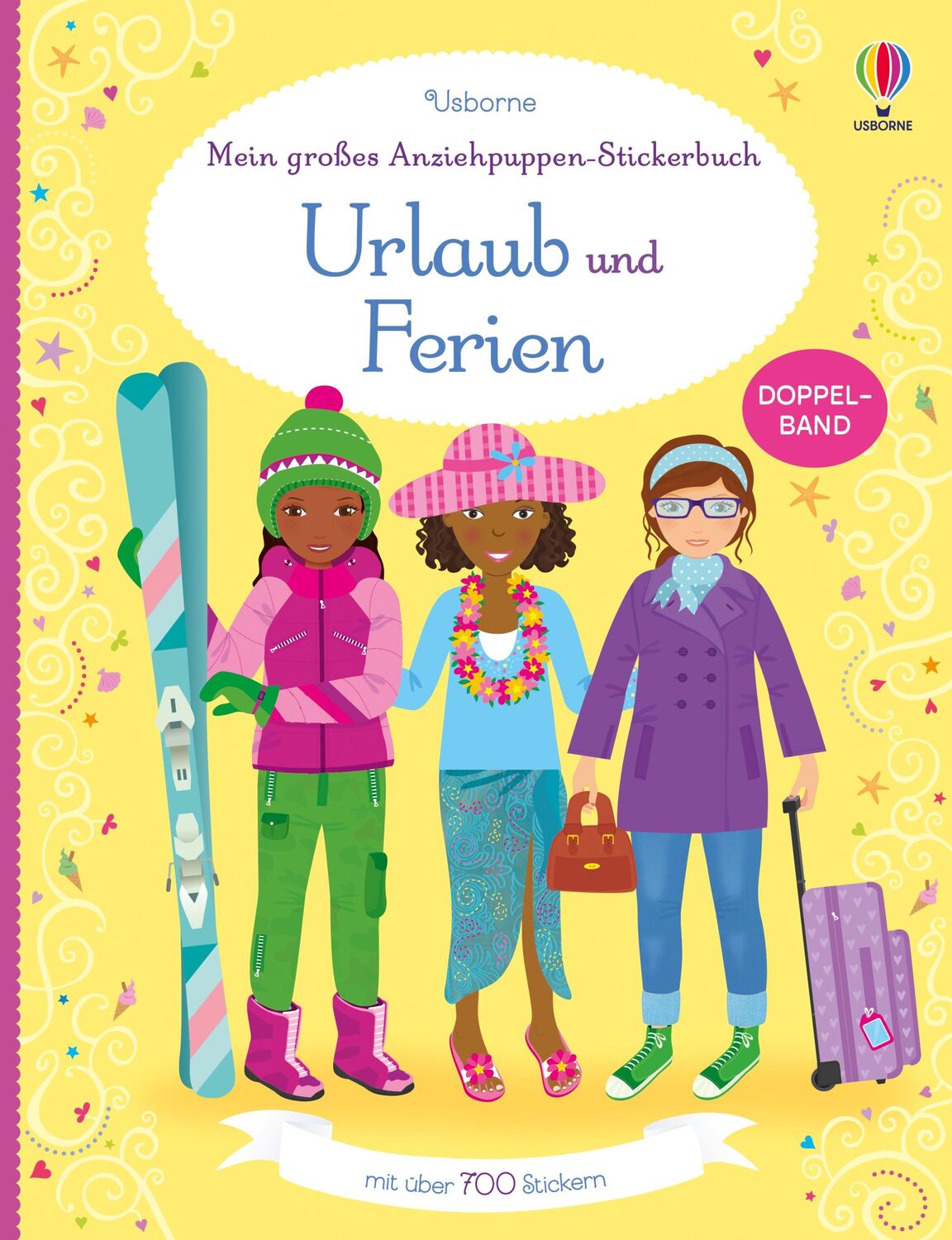 Cover: 9781782324072 | Mein großes Anziehpuppen-Stickerbuch: Urlaub und Ferien | Lucy Bowman