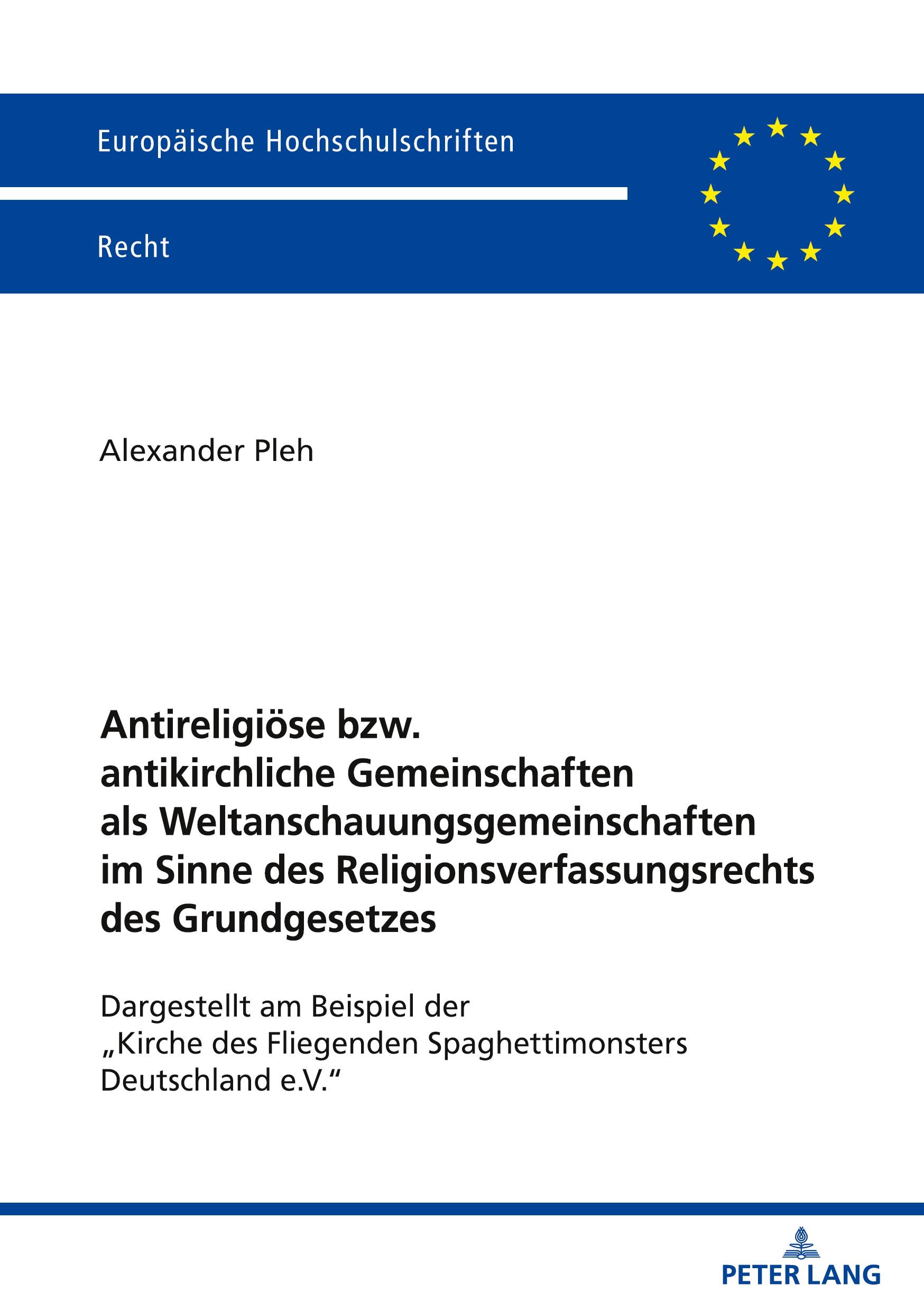 Cover: 9783631918166 | Antireligiöse bzw. antikirchliche Gemeinschaften als...