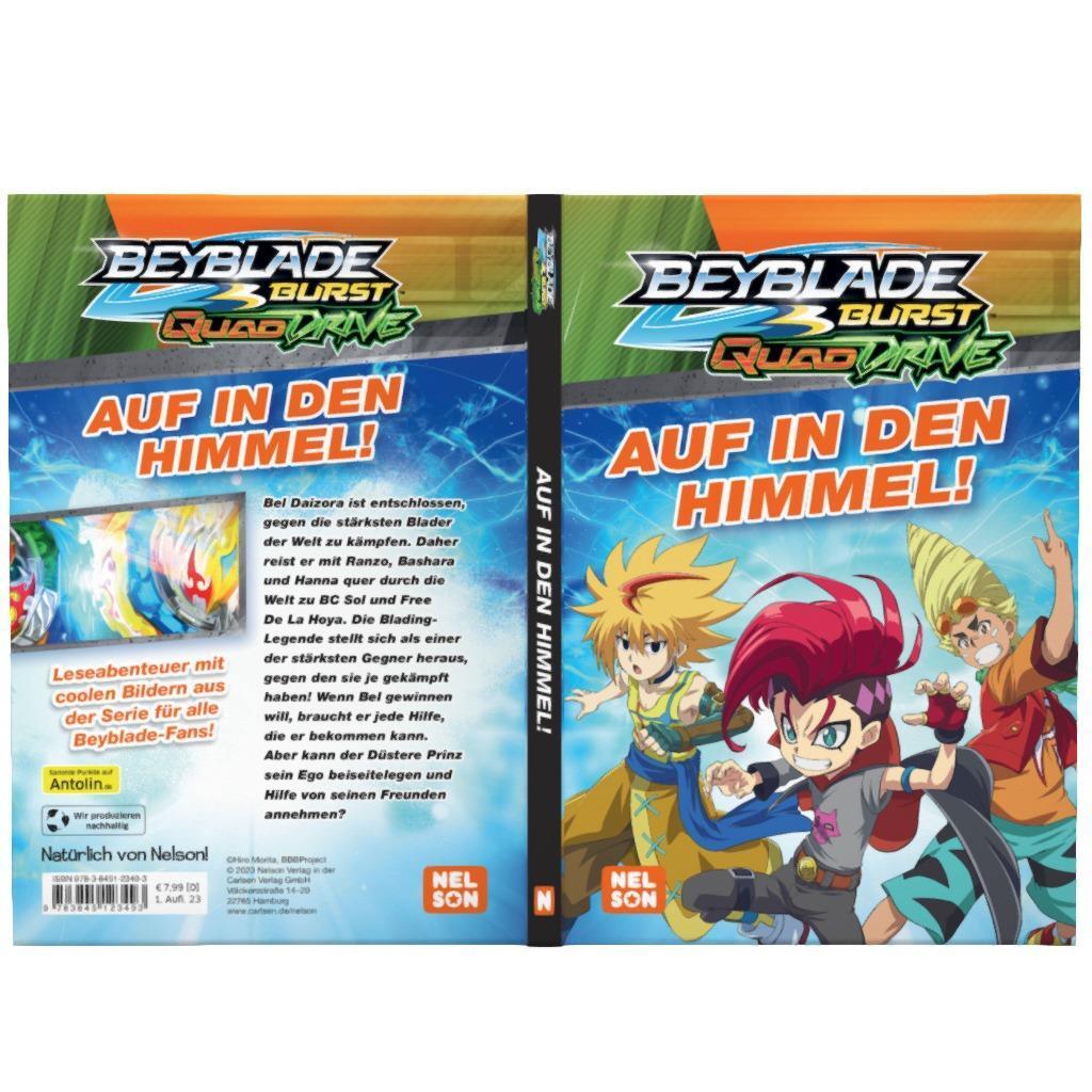 Bild: 9783845123493 | BEYBLADE BURST QUADDRIVE: Auf in den Himmel! | Buch | BEYBLADE BURST