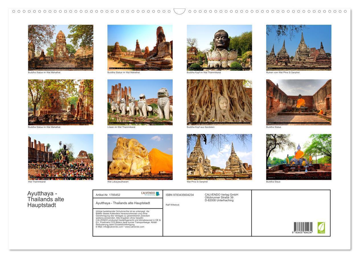 Bild: 9783435604234 | Ayutthaya - Thailands alte Hauptstadt (Wandkalender 2025 DIN A2...