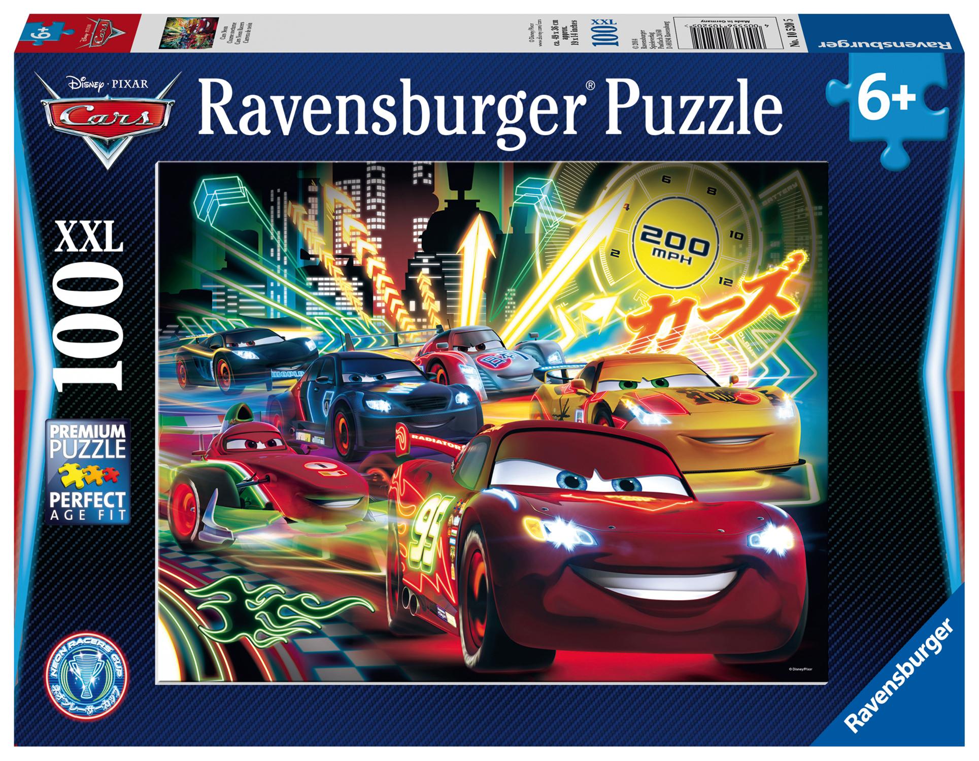 Cover: 4005556105205 | Cars Neon. Puzzle 100 Teile XXL | Spiel | 10520 | Deutsch | 2014