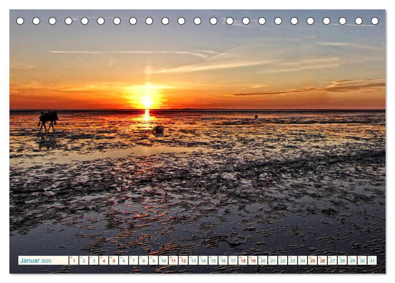 Bild: 9783435416226 | Sonnenuntergänge, an der Nordseeküste vor Cuxhaven (Tischkalender...