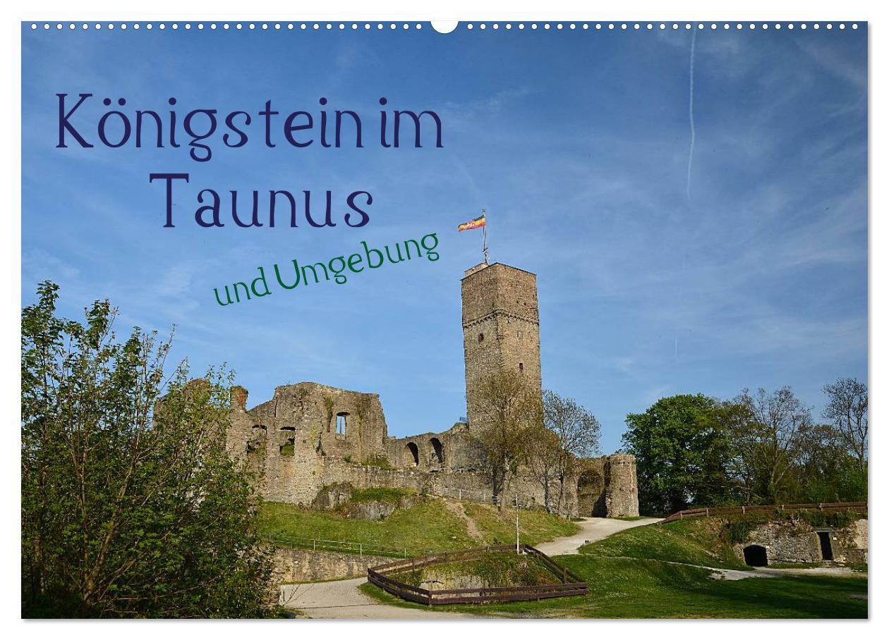 Cover: 9783435527076 | Königstein im Taunus und Umgebung (Wandkalender 2025 DIN A2 quer),...