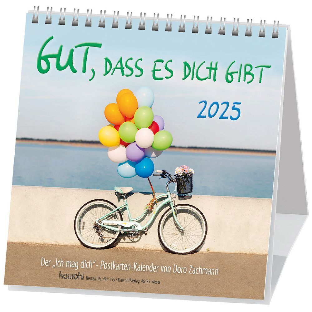 Cover: 9783754815557 | Gut, dass es dich gibt 2025 | Der "Ich mag Dich"-Postkarten-Kalender