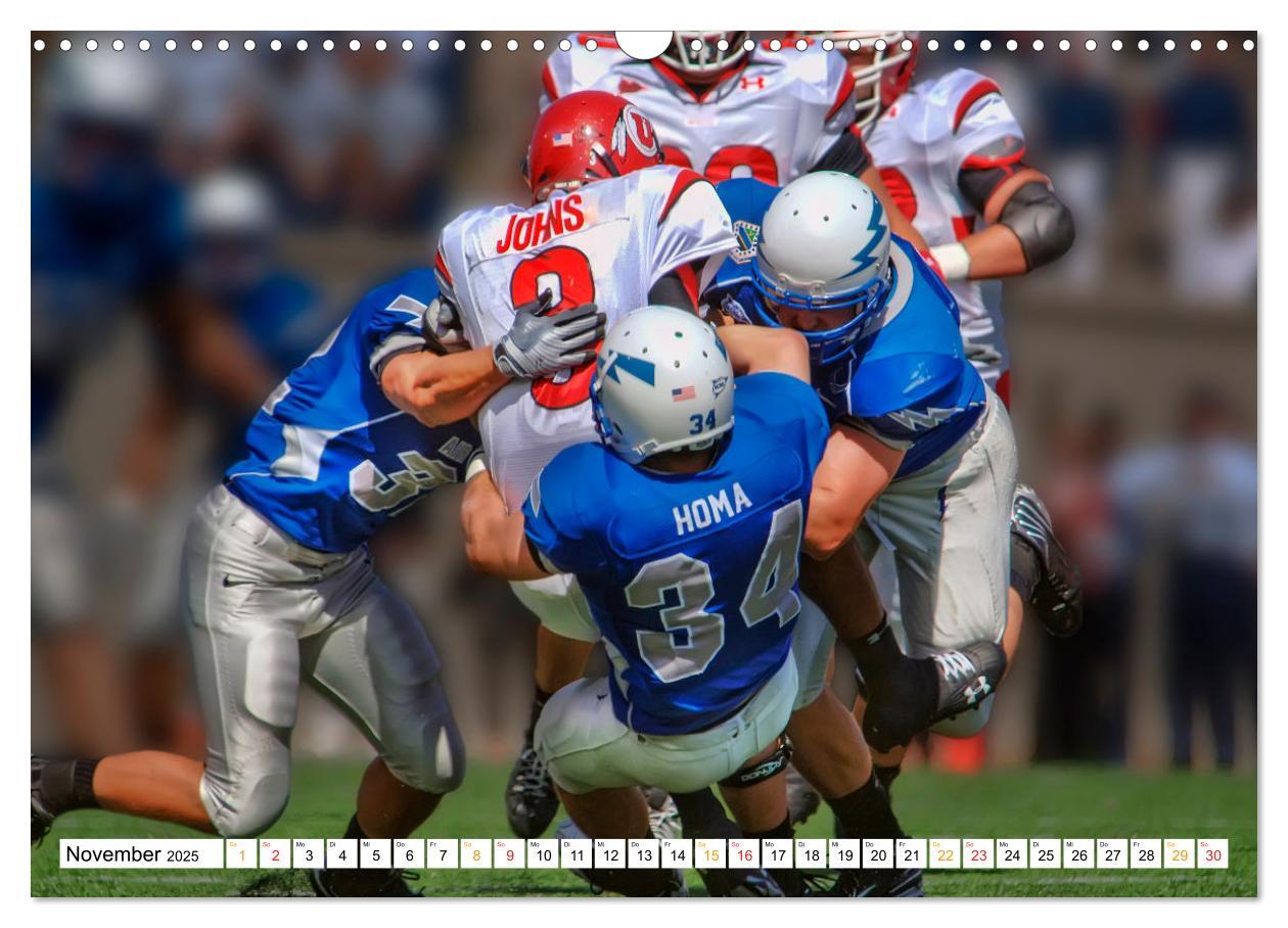 Bild: 9783383933059 | American Football - mein Sport (Wandkalender 2025 DIN A3 quer),...