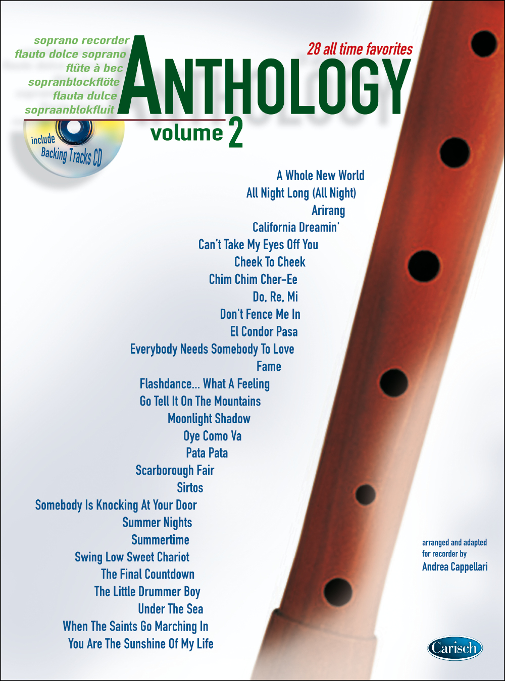 Cover: 9788850711000 | Anthology Soprano Recorder Vol. 2 | VARIOUS ARR. CAPPELL | Buch + CD