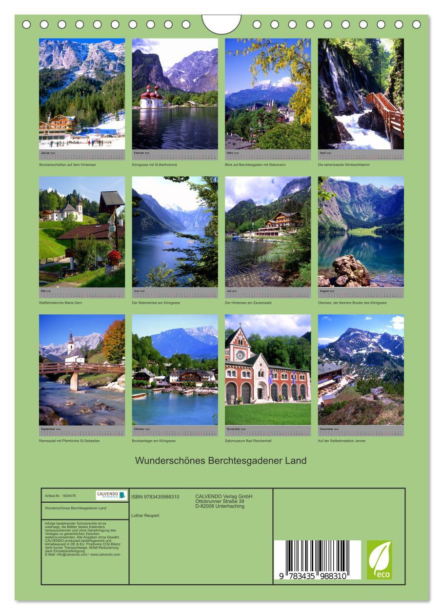 Bild: 9783435988310 | Wunderschönes Berchtesgadener Land (Wandkalender 2025 DIN A4 hoch),...