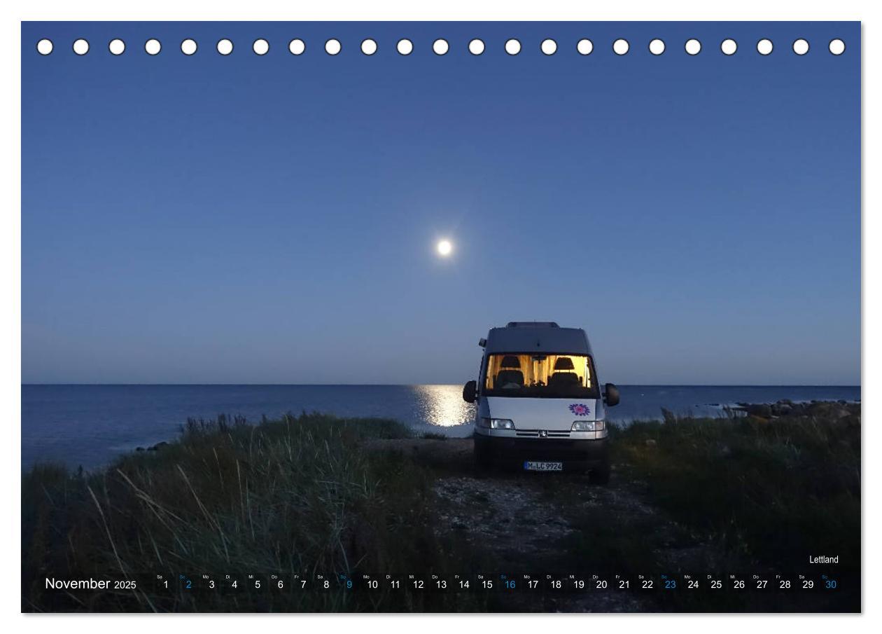 Bild: 9783435238149 | Vanlife - Leben, fahren, frei sein mit dem Wohnmobil (Tischkalender...