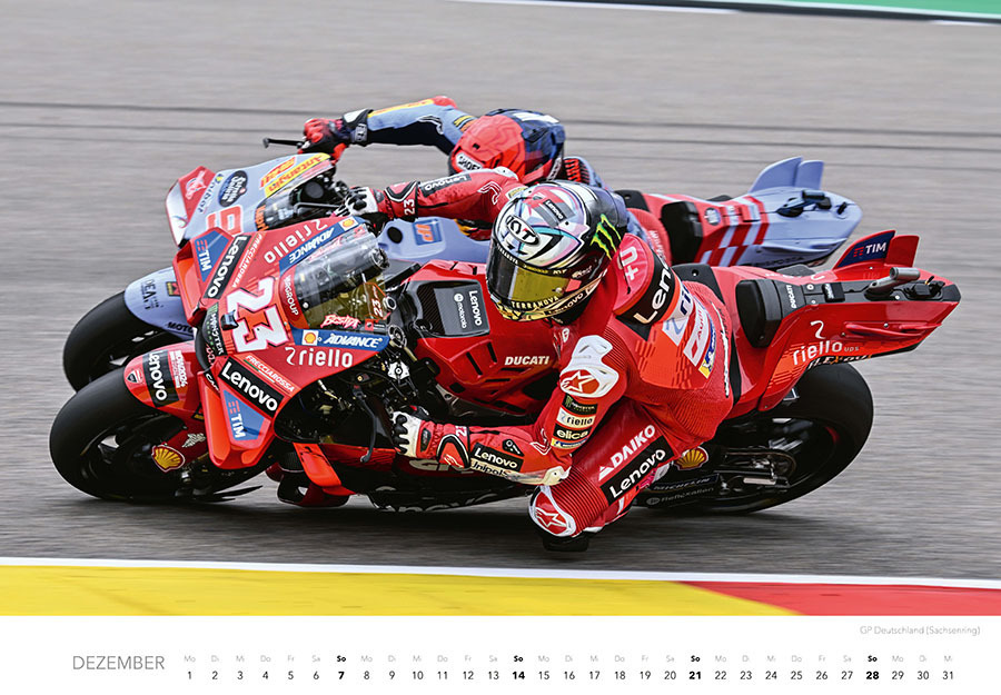 Bild: 9783966648271 | Motorrad Grand Prix Kalender 2025 | Karl Fritz Glänzel | Kalender