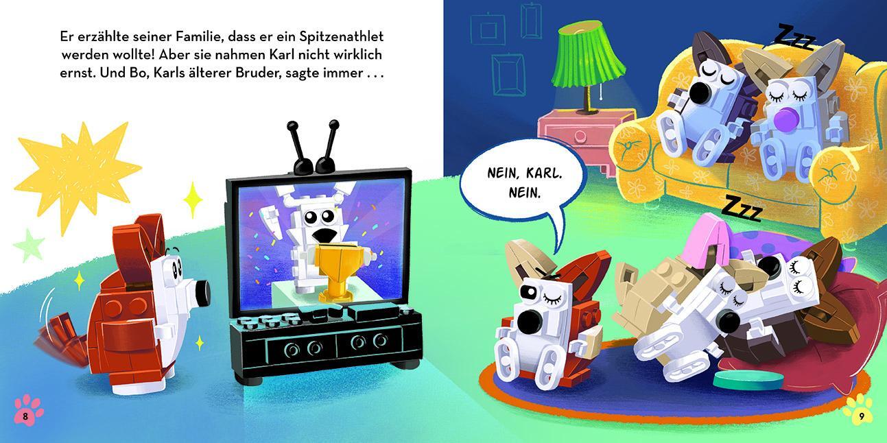 Bild: 9783960808626 | LEGO® - Karl gibt nie auf | mit Spielset "Corgi und Laufband" | Buch