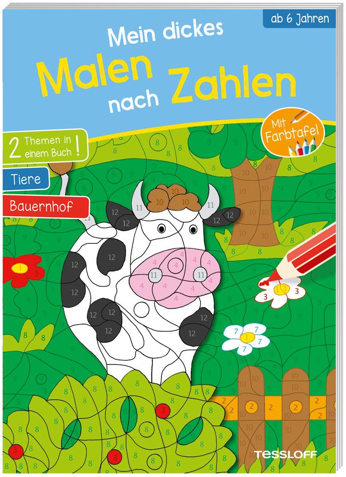 Cover: 9783788644970 | Mein dickes Malen nach Zahlen. Ab 6 Jahren | Sandra Schmidt | Buch