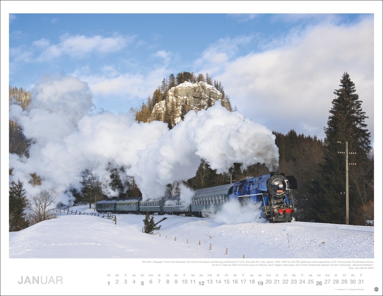 Bild: 9783756405152 | Eisenbahn Romantik Posterkalender 2025 | Georg Wagner | Kalender