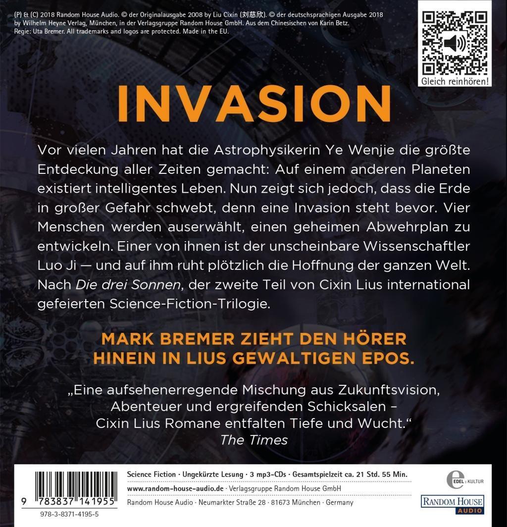 Bild: 9783837141955 | Der dunkle Wald | Cixin Liu | MP3 | Die drei Sonnen | 3 CDs | Deutsch