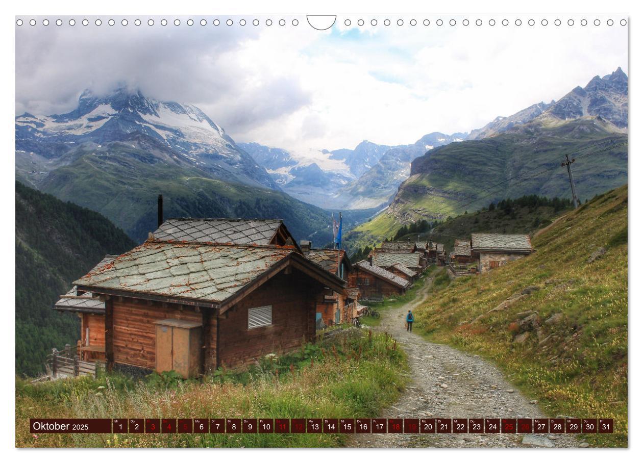 Bild: 9783435034314 | Bergwelt Zermatt (Wandkalender 2025 DIN A3 quer), CALVENDO...