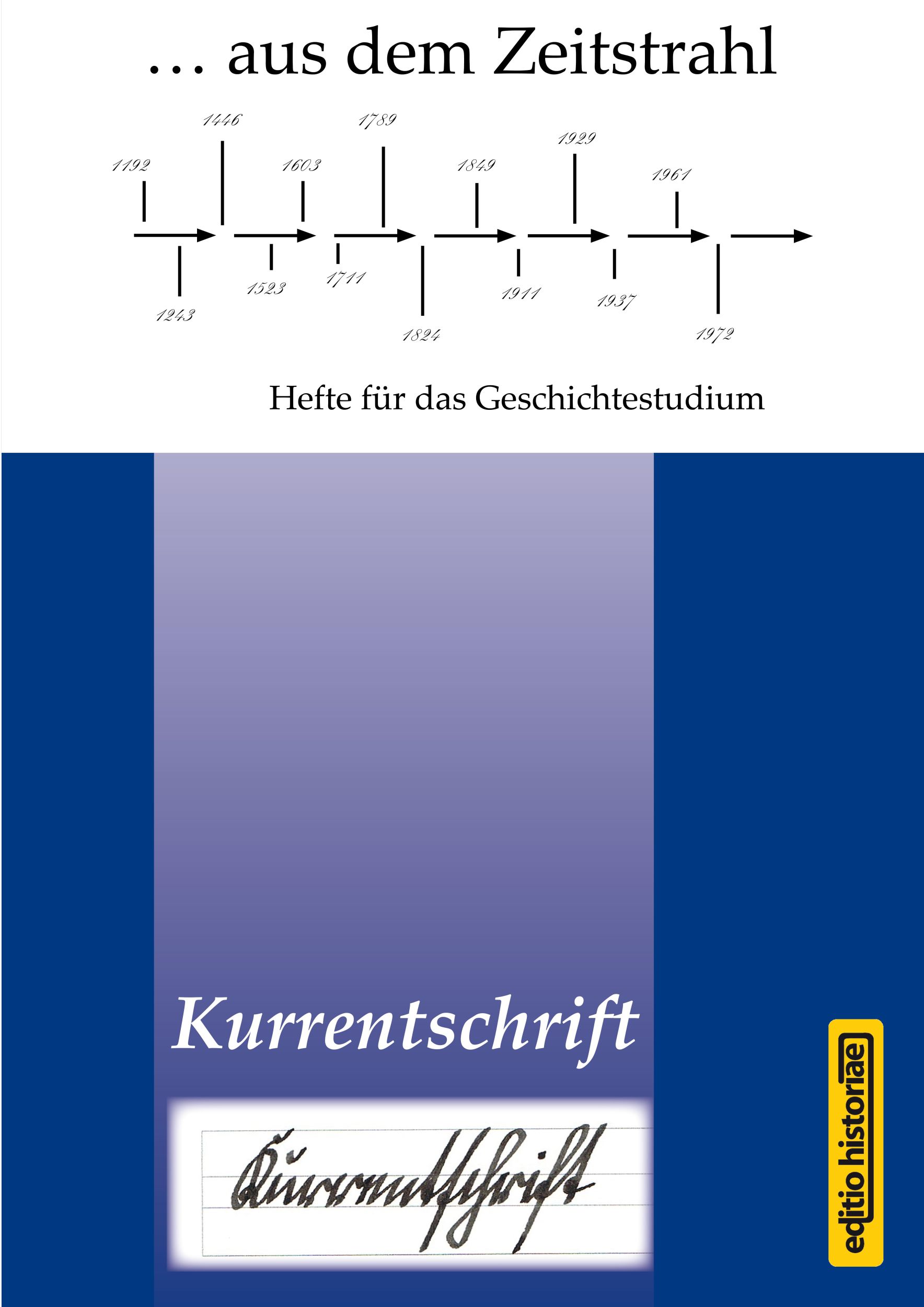 Cover: 9783950286250 | Kurrentschrift | Hefte für das Geschichtestudium | Marianne Acquarelli