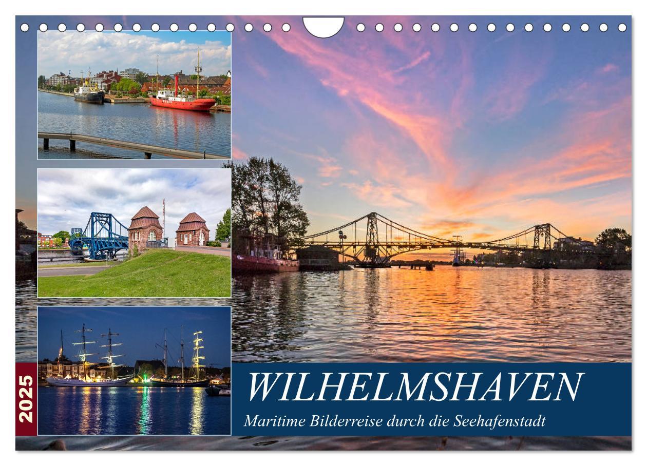 Cover: 9783435283477 | Wilhelmshaven, maritime Bilderreise (Wandkalender 2025 DIN A4...