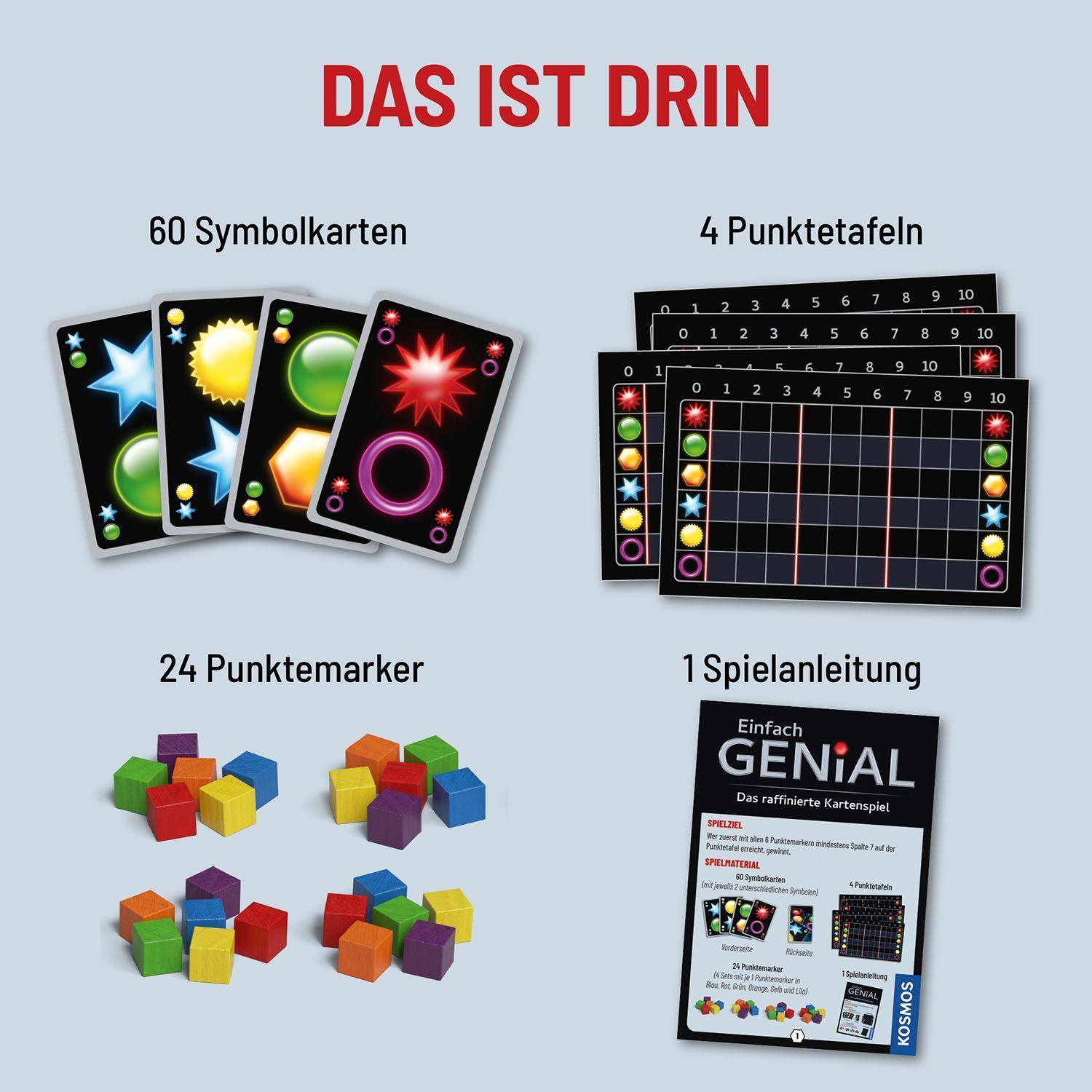 Bild: 4002051682231 | Einfach Genial - Das Kartenspiel | Spiel | Deutsch | 2022 | Kosmos