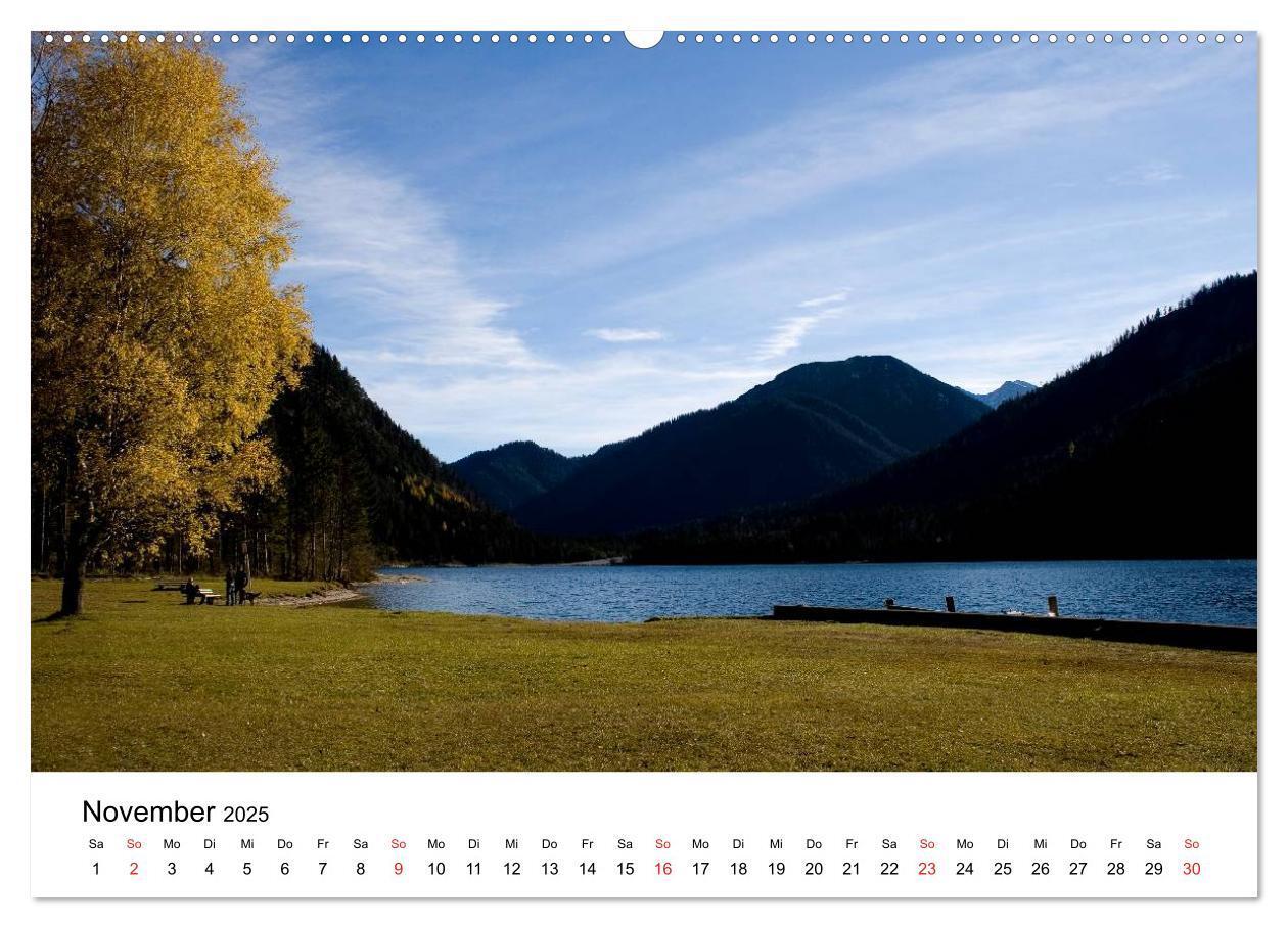 Bild: 9783435561308 | Berge und Seen rund um die Zugspitze (Wandkalender 2025 DIN A2...