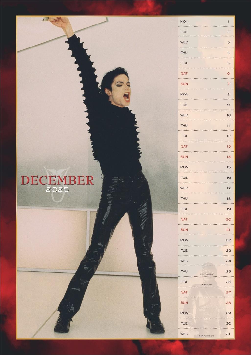 Bild: 9783840196737 | Michael Jackson Posterkalender 2025 | Michael Jackson | Kalender