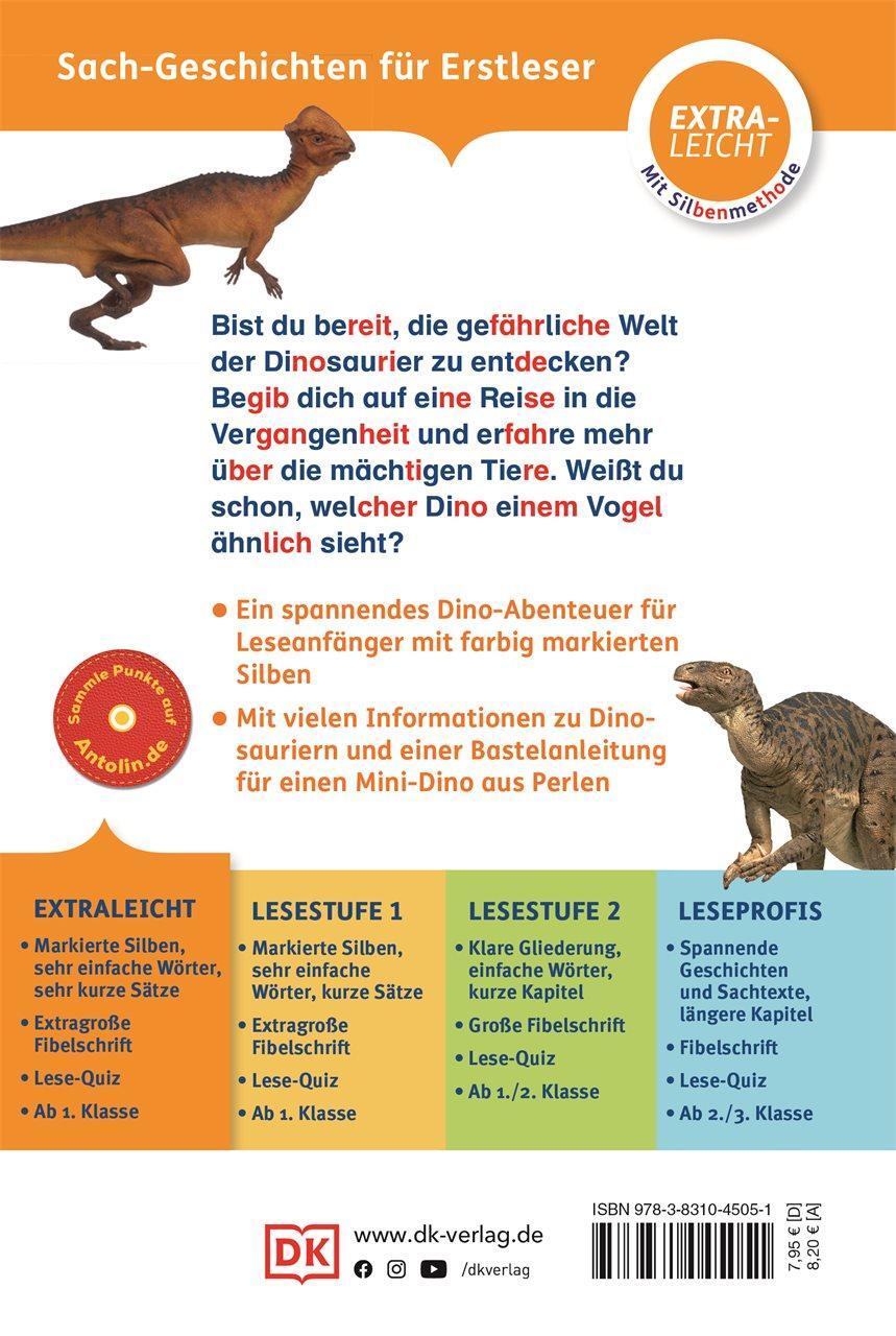 Rückseite: 9783831045051 | SUPERLESER! Vorsicht, Dinos! | Buch | SUPERLESER! | Lesebändchen