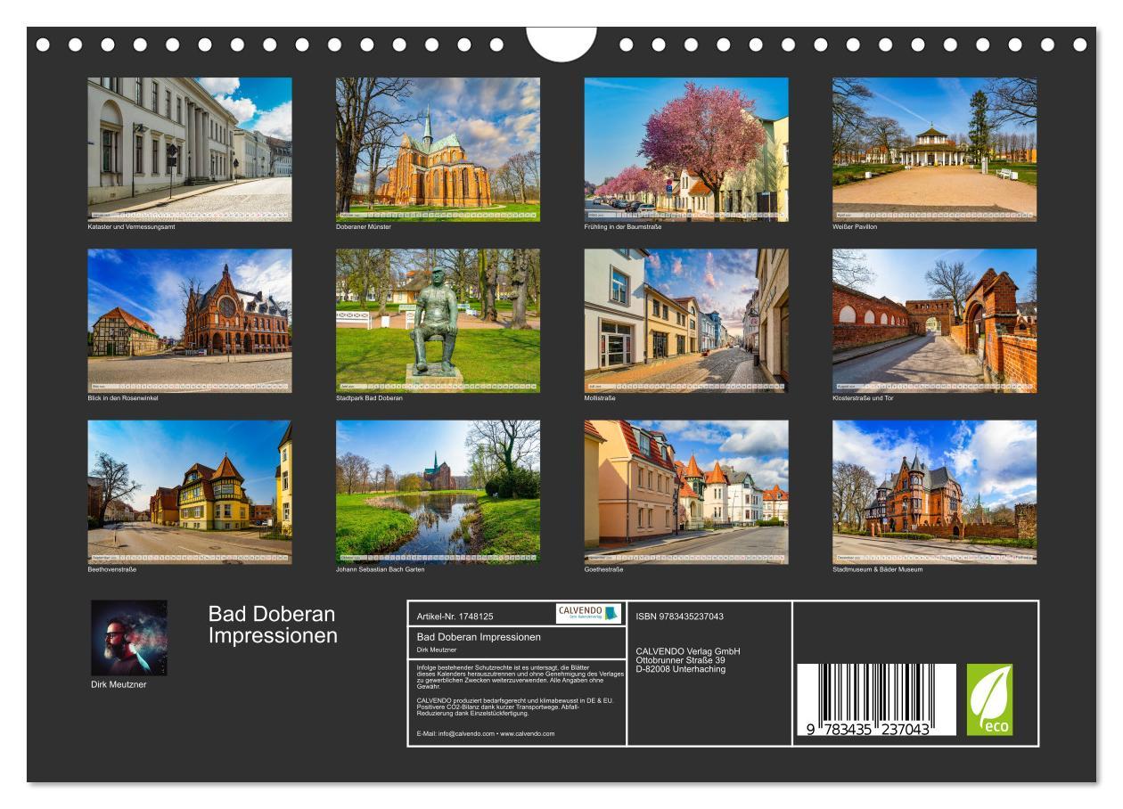 Bild: 9783435237043 | Bad Doberan Impressionen (Wandkalender 2025 DIN A4 quer), CALVENDO...