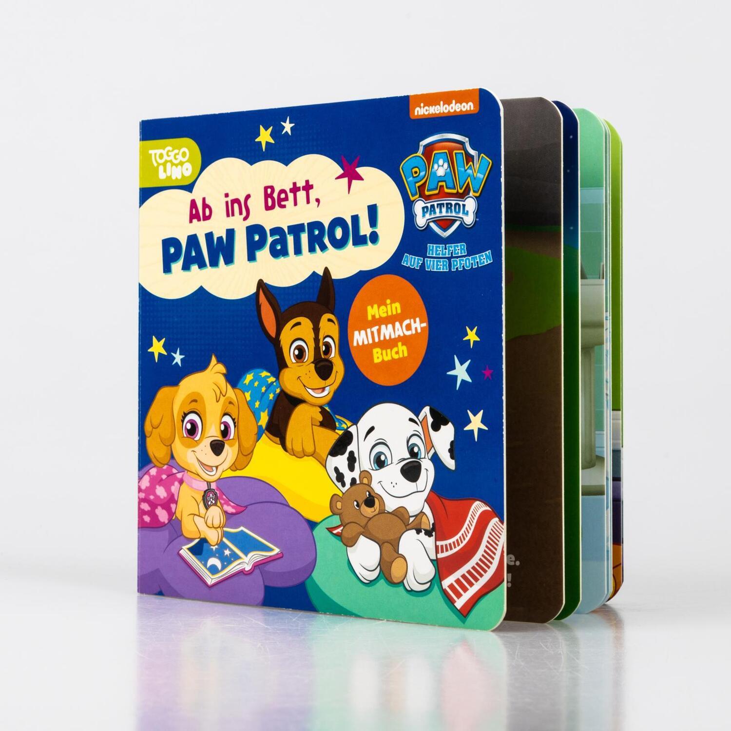 Bild: 9783845124032 | PAW Patrol Pappbilderbuch: Ab ins Bett, PAW Patrol! | Buch | 18 S.